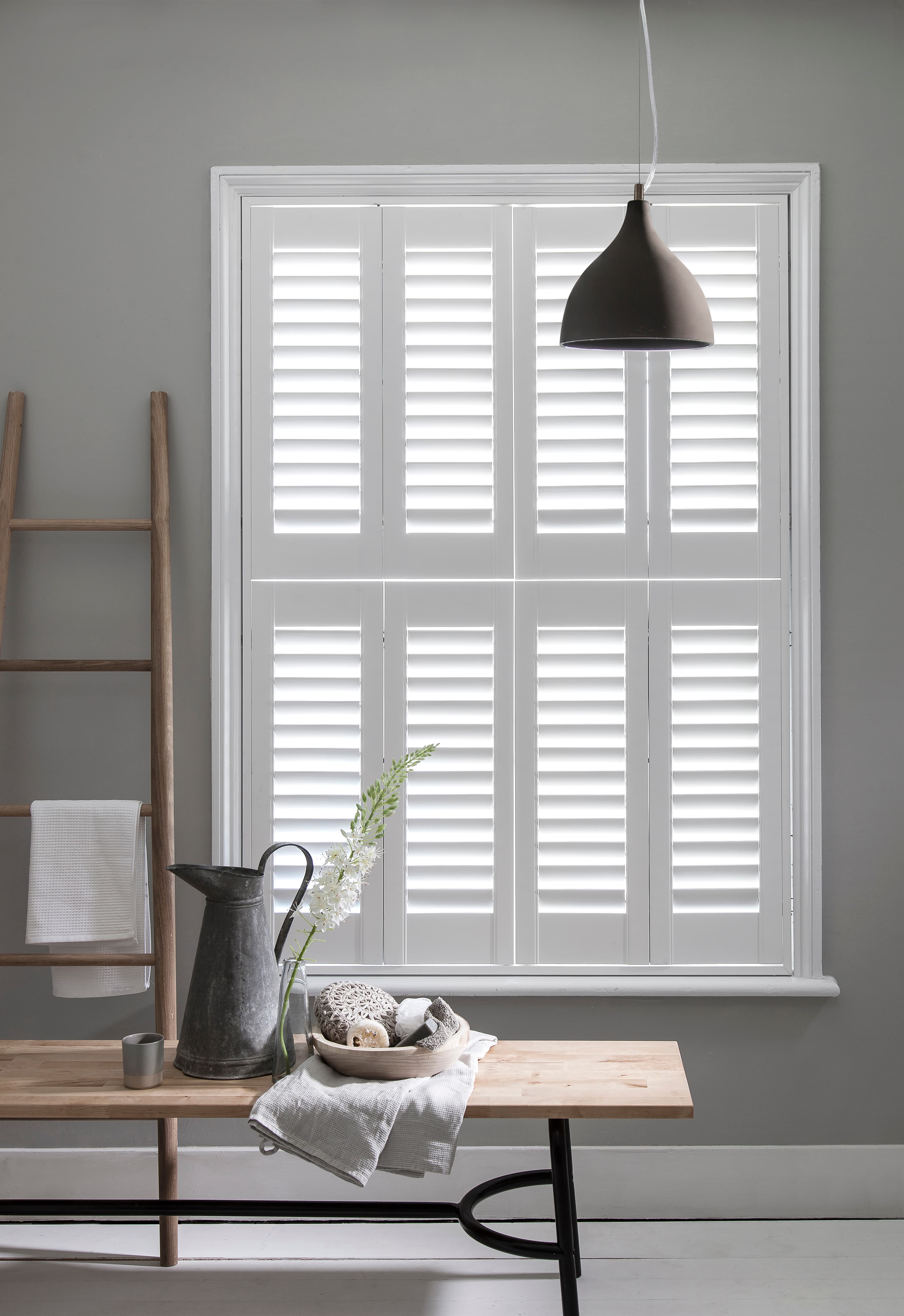 Tier on tier shutters closed
