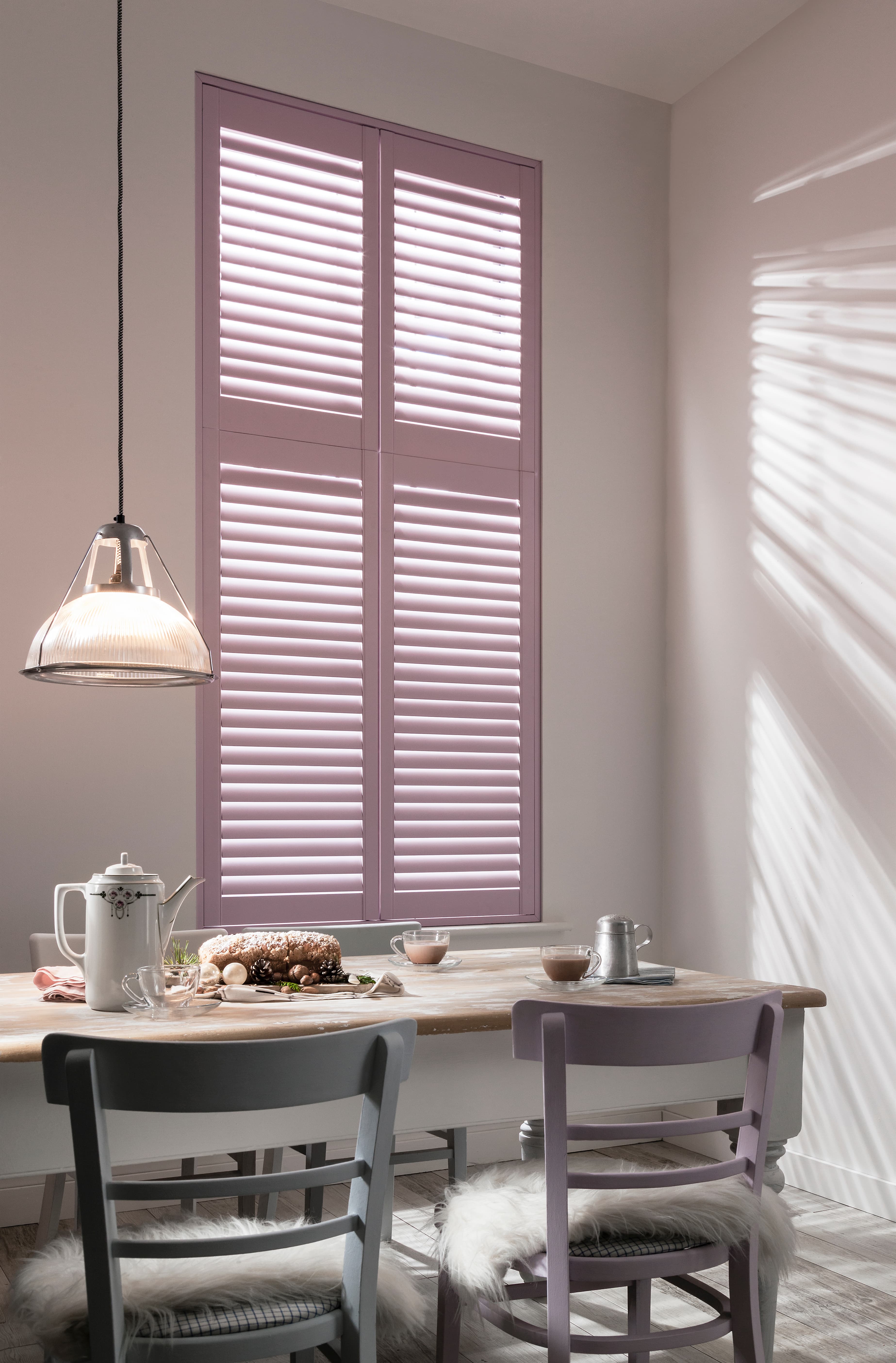 Tier on tier shutters closed